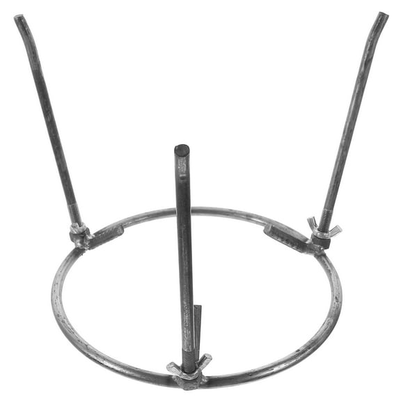 WORGEOUS Camping Tripod Campfire Stand Carbon Steel Grill Open Fire Cooking Stand for Outdoor Picnic Hiking Travel Fishing BBQ