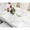 thumbnail image 6 of Biodegradable Paper Plates Set (EXTRA LONG UTENSILS), Disposable Dinnerware Set, Eco Friendly Compostable Plates & Utensil include Plates, Forks, Knives and Spoons for Party, 6 of 7