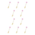 thumbnail image 1 of Vajilla portátil reutilizable Naiovety Estilo de dibujos animados 10Conjunto Tenedor de Caramelo Rosa, 1 of 6