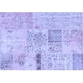 thumbnail image 1 of Ahgly Company Indoor Rectangle Patchwork Blue Transitional Area Rugs, 5' x 8', 1 of 1