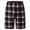 Red, variant on Mens Pajama Pants Fashionable Pajama Pants Plaid Five Casual Sports Home Loose Home Pajama Pants Sleepwear