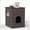 Brown, variant on Cat Litter Box, Hidden Litter Box Furniture Cabinet with Drawer, Indoor Cat House Side Table, Kitty Puppy Litter Box
