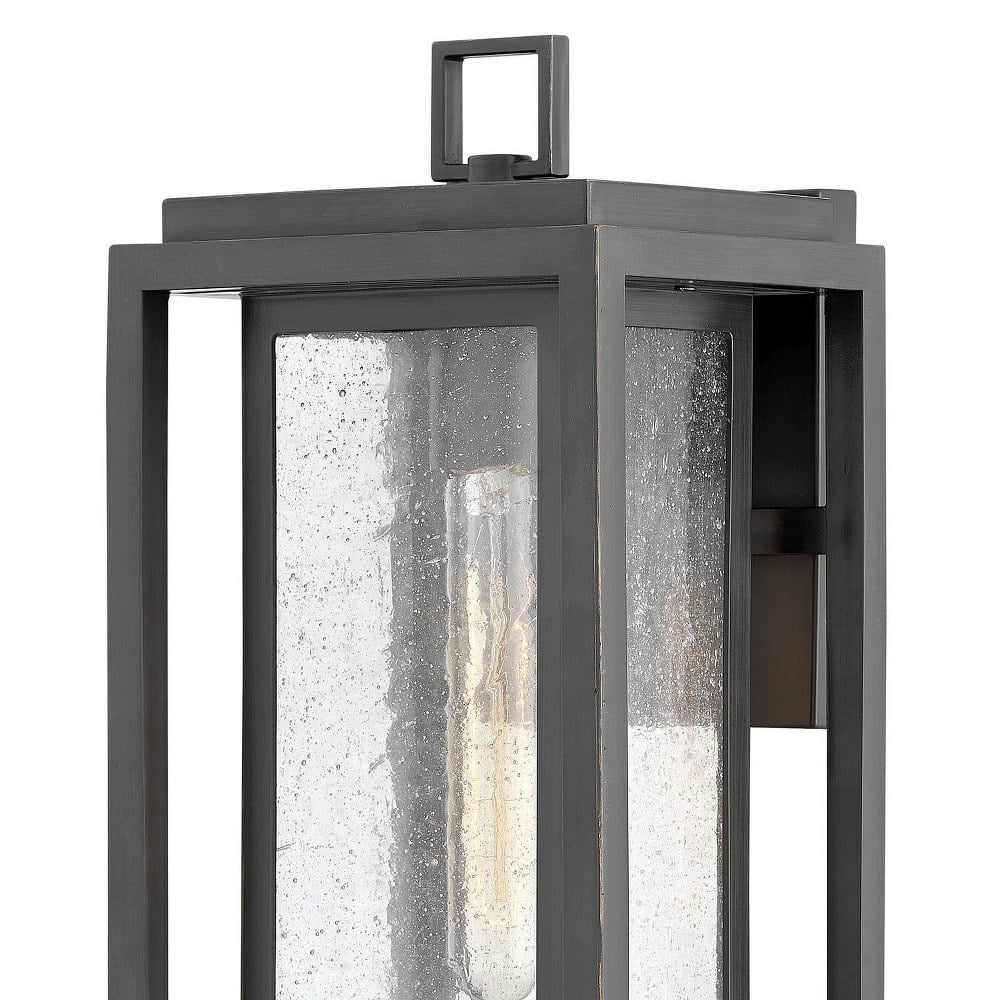 1 Light Medium Outdoor Wall Lantern in Transitional Style 7 inches Wide By 16 inches High-Oil Rubbed Bronze Finish-Led Lamping Type-E26 Medium Lamp