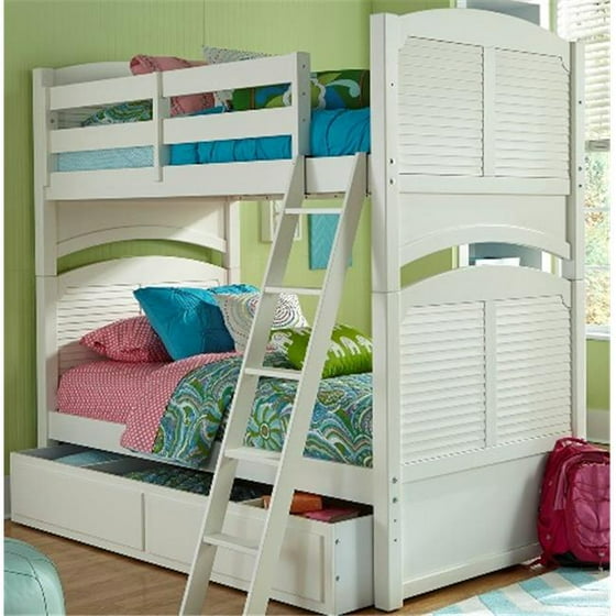 My Home Furnishings Neopolitan Bright White 1902 333abc 3 By Twin My Home Furnishings Neopolitan Bright White 1902 333abc 3 By Twin Shutter Bunk Bed Com