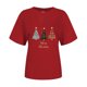 thumbnail image 4 of Blusas para las Mujeres Casual, Navidad Impresión Cuello Redondo Blusa de Moda, Fiesta de Fiesta Camiseta Top, 4 of 8