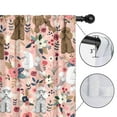 thumbnail image 4 of Blackout Kids Curtains,Poodle Dog and Flower Floral Childrens Insulated Curtains Set Of 2,Bedroom Essentials,Toddler Room Decor 52x84in(132x213cm), 4 of 4