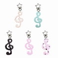 thumbnail image 4 of Music Note Keychain For Keys Bags Backpacks Acrylic Alloy Design Lightweight Portable Gift For Musicians Music Lovers, 4 of 10