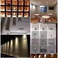 thumbnail image 3 of 2024 Black 9pcs Mini 12v 1w Led Ceiling Recessed Spotlights Ip65, 3000k (120, Warm White)., 3 of 5