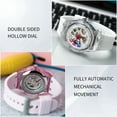 thumbnail image 7 of BOZLUN Watches for Men Skeleton Automatic Mechanical Watch Luxury Dress Stainless Steel Waterproof Luminous Wrist Watches, 7 of 7