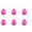 Pink, variant on Yajisi Kids Smiley Face Walking Stilts Pink 6pcs, Thickened Plastic Stepper Toy for Balance & Coordination Training, Adjustable Rope, Max Load 110 lbs