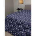 thumbnail image 2 of Underwater Down Alternative Comforter, Deep Sea Flora Coral Reef Botanical Ocean Vegetation Illustration, Microfiber Quilt for All Season, 5 Sizes, Dark Violet Blue White, by Ambesonne, 2 of 3