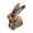 Khaki, variant on 1 Pcs Easter Bunny Figurine, Sisal Bunny Figurines Tabletop Decor Straw Rabbit Statue with Carrot Flower for Home Table Office Kitchen Farmhouse Indoor Spring Easter Decor