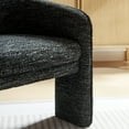 thumbnail image 4 of Modway Greer Boucle Fabric Upholstered Accent Armchair in Charcoal, 4 of 9