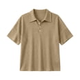 thumbnail image 4 of Uobin Womens Short Sleeve Polo Sweater V Neck Collared Knitted Shirts Waffle Summer Casual Business Office Work Tops Golf Clothes, 4 of 4