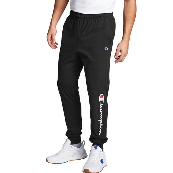 Champion Mens Classic Jersey Graphic Jogger, M, Black