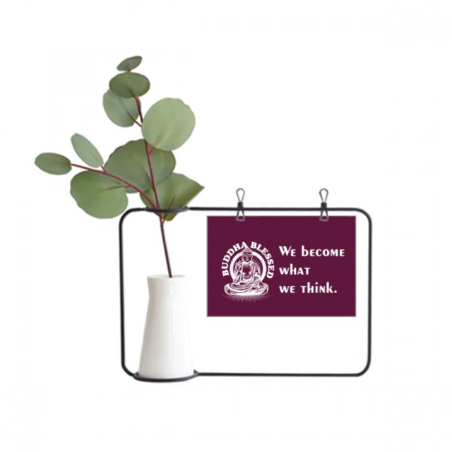 Pensando en cambiar la esperanza de tradición Marco De Metal Florero De Cerámica Decoración