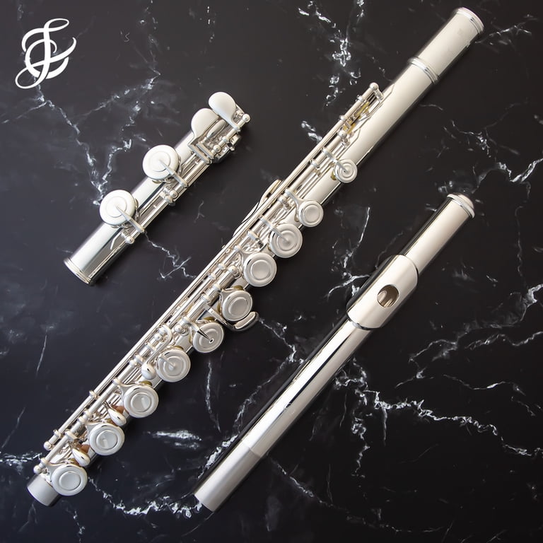 Yamaha YFL-222 Standard Flute in C with Offset G, C-Foot, Nickel