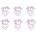 thumbnail image 4 of 100Pcs Carrot Paper Clips Carrot Shape Strong Metal Anti Slip Rustproof Cute Paper Clips for Document Files Letters Purple Carrot, 4 of 5
