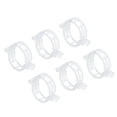 thumbnail image 1 of Unique Bargains Tomato Clips, Plastic Plant Support Clips Garden Trellis Clip, White 100 Pack, 1 of 5