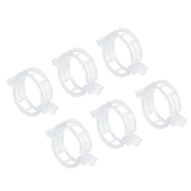 Unique Bargains Tomato Clips, Plastic Plant Support Clips Garden Trellis Clip, White 100 Pack