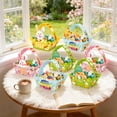 thumbnail image 6 of 12PCS Easter Gift Baskets Paper Easter Baskets for Kids with Handles Cute Rabbit Chicks Design Bulk Basket Set for Egg Hunts School Parties & Family Events | Baskets Bulk & Durable Bags with Handles, 6 of 6