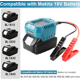 thumbnail image 2 of Jump Starter Adaptador para Baterías Makita de 18V, Adaptador de Cable de Refuerzo Automático de 13.5V con Luces LED, Cables Portátiles Car Jump para Arrancar Baterías Muertas O Débiles (Solo Adap..., 2 of 8