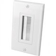 thumbnail image 2 of 1 Gang Decor Brush Wall Plate White, 2 of 3