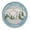 Misty Morning Blue, variant on Wander Often! Shenandoah National Park, Virginia 3.5 Inch Iron Or Sew On Embroidered Fabric Badge Patch Seek Adventure, National Park Iconic Series