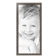 thumbnail image 2 of ArtToFrames 14" x 31" Silver Picture Frame, 14x31 inch Silver Wood Poster Frame (WOM-4993),  Pack, 2 of 7