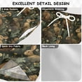 thumbnail image 2 of FORMRS Boys Swim Trunks Quick Dry Mesh Lining Beach Boardshorts, Sizes XS-XL, Brown Floral Rabbits Pattern, 2 of 7