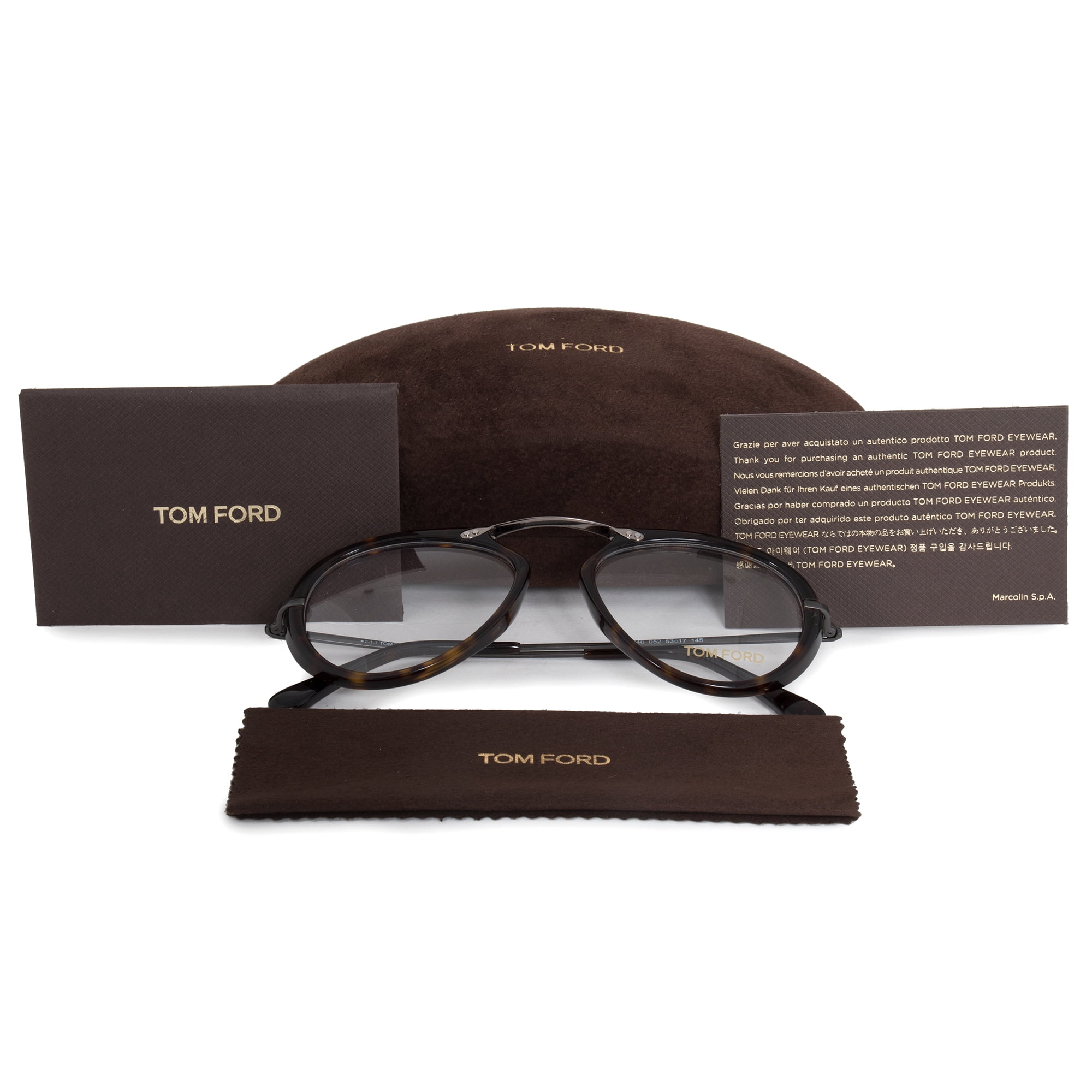 TOM FORD Eyeglasses FT5346 052 Dark Havana 53MM 