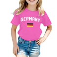 thumbnail image 2 of SHENGSI German Kids T-Shirt, German Kids' T Shirt 2024 Soccer Trikot Girls' T Shirt Summer Casual Top Fashion Printed Shirt Sports Casual T Shirt for Teens, 2 of 4