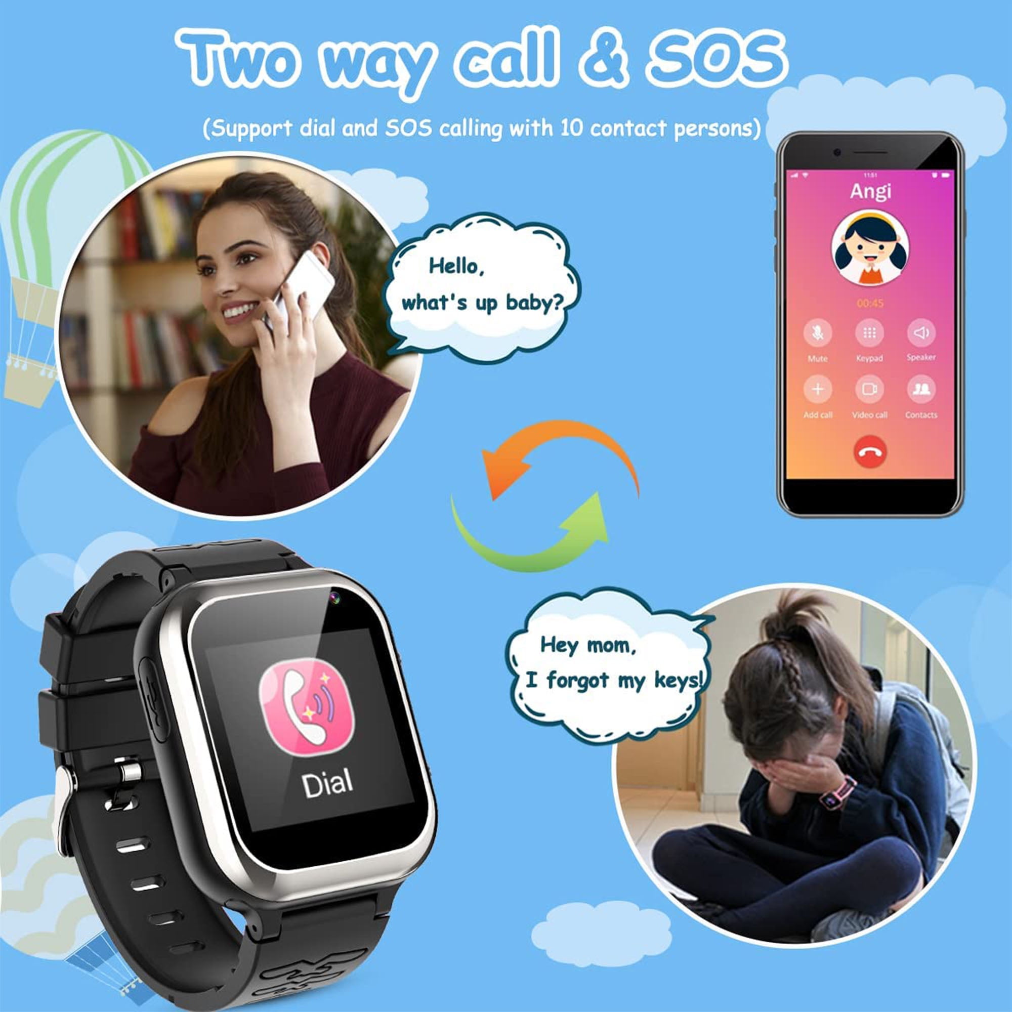 Szbxd smart cheap watch instructions