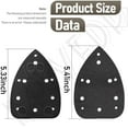 thumbnail image 2 of 4 Set 039065005001 Mouse Sander Replacement Pads for Ryobi Ridgid Homelite CFS1503K CFS1503 CFS1502 CFS1503G Corner Cat Sander, Includes Mouse Sander Replacement Pads (4) & Backing Platen (4), 2 of 7