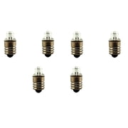 Dependable Industries 2 Piece No. 112 Flashlight and Lantern Bulbs using 1 AA Battery E10 Base
