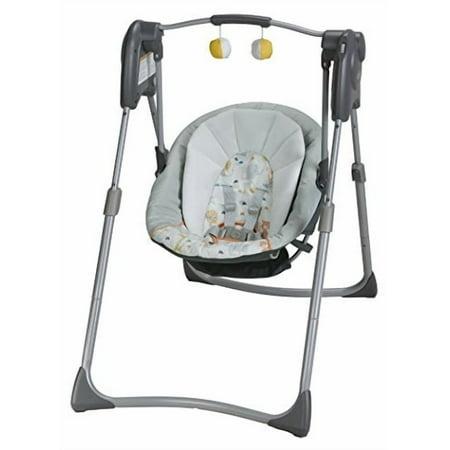 Graco Slim Spaces Compact Baby Swing, Linus
