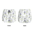 thumbnail image 4 of Disketp Lavender Flowers Print Women's Shorts Workout Shorts for Athletic Gym Running Shorts with Phone Pockets X-Large, 4 of 8