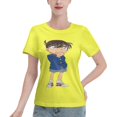 thumbnail image 1 of Women's Basic Short Sleeve T-Shirt Detective Conan Conan, 1 of 6