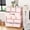 Pink 1358#, variant on Pink 15 Drawer Fabric Dresser A Versatile Storage Solution with Metal Frame for Bedroom Living Room Kitchen and Bathroom