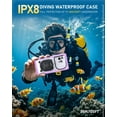 thumbnail image 2 of Waterproof Phone Case,IPX8 Waterproof Phone Pouch for Beach & Snorkeling Essentials,Phone Waterproof Case with Lanyard, Universal Case Up to 6.9" for iPhone,Samsung (Black), 2 of 9