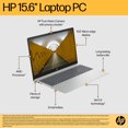 thumbnail image 5 of HP 15.6 inch Laptop, AMD Ryzen 3 7320U Processor, 8GB RAM LPDDR5, 256GB SSD, AMD Radeon Graphics, FHD (1920 x 1080) IPS, HP True Vision HD Camera with Privacy Shutter, Windows 11 Home (15-fc0170ca), 5 of 5