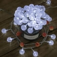 thumbnail image 3 of 100 LED 49 FT Globe Ball String Lights Crystal Bubble Ball Fairy String Lights Plug in with Remote 8 Modes Extendable for Indoor Outdoor Wedding Christmas Tree Garden Decor&nbsp;, 3 of 7