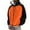 Orange, variant on ZHOUCHANKIDS Men's Thermal Hooded Sweatshirt for Cold Weather Comfort and Versatile Layering Style Black L