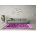 thumbnail image 3 of Ahgly Company Indoor Rectangle Oriental Purple Traditional Area Rugs, 2' x 4', 3 of 4