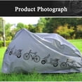 thumbnail image 5 of Bicycle Protective Cover | Outdoor Waterproof Bike Rain Cover With Lock Hole | Windproof Dustproof UV Resistant Durable Polyester | Fits Most Road & Mountain Bikes | 210x100 cm | Easy Storage, 5 of 9
