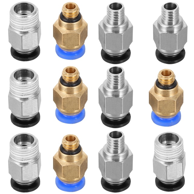 MasteelfCA 12pcs Pneumatic Quick Fitting Connector Air Fittings Adapter for 3D Printer