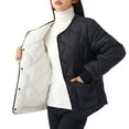 thumbnail image 2 of Vedolay Parka Jacket Women 2023 Padded Puffer Jacket Coat With Hood Black,3XL, 2 of 3