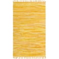 thumbnail image 2 of Rugs.com Chindi Cotton Collection Rug – 5' x 8' Yellow Flatweave Rug Perfect For Living Rooms, Large Dining Rooms, Open Floorplans, 2 of 9