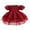 Red, variant on Bagilaanoe Newborn Baby Girl Flower Dress Embroidered Flower Puff Sleeve Tulle Tutu Formal Dress 6M 12M 18M 24M Infant Wedding Party Pageant Dresses Ball Gown Dresses