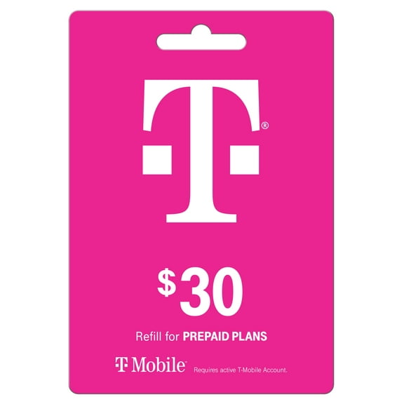 T-Mobile Prepaid $30 (Email Delivery)